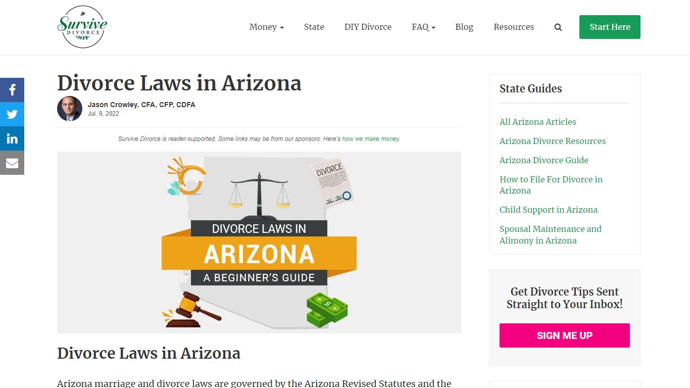 Divorce Laws in Arizona (2022 Guide) | Survive Divorce